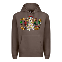 Coffee beagle christmas joy Premium Hoodie - RanaPortraitStore