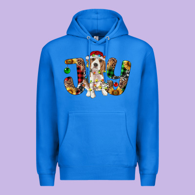 Beagle Christmas Joy Premium Hoodie Designed By Ranaportraitstore