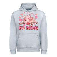 Heather Grey be mine baby pig Urban Hoodie - RanaPortraitStore