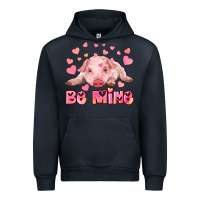 Navy be mine baby pig Urban Hoodie - RanaPortraitStore
