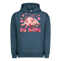 Pigment Midnight Navy be mine baby pig Urban Hoodie - RanaPortraitStore