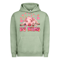 Pigment Oil Green be mine baby pig Urban Hoodie - RanaPortraitStore