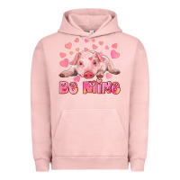 Pigment Salmon be mine baby pig Urban Hoodie - RanaPortraitStore