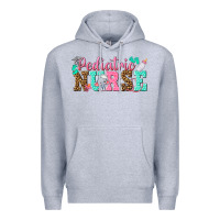 Heather Grey pediatric nurse Premium Hoodie - texasbilliewilder