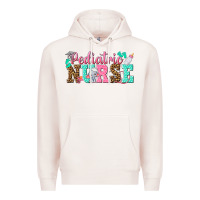 Pale Pink pediatric nurse Premium Hoodie - texasbilliewilder