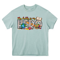 Arona My Daddy is my Hero Teacher Heavy Core Tee - CowhideDigitalArt