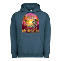 Pigment Midnight Navy you had me at day drinking Urban Hoodie - texasbilliewilder