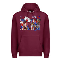 Burgundy rn registered nurse billie wilder Premium Hoodie - texasbilliewilder