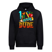 Black 1st grade dude Urban Hoodie - texasbilliewilder