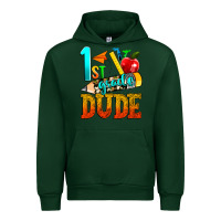 Forest Green 1st grade dude Urban Hoodie - texasbilliewilder