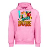 Fuchsia Pink 1st grade dude Urban Hoodie - texasbilliewilder