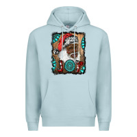 Blue Mist african american santa joy Premium Hoodie - RanaPortraitStore