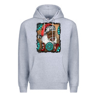 Heather Grey african american santa joy Premium Hoodie - RanaPortraitStore