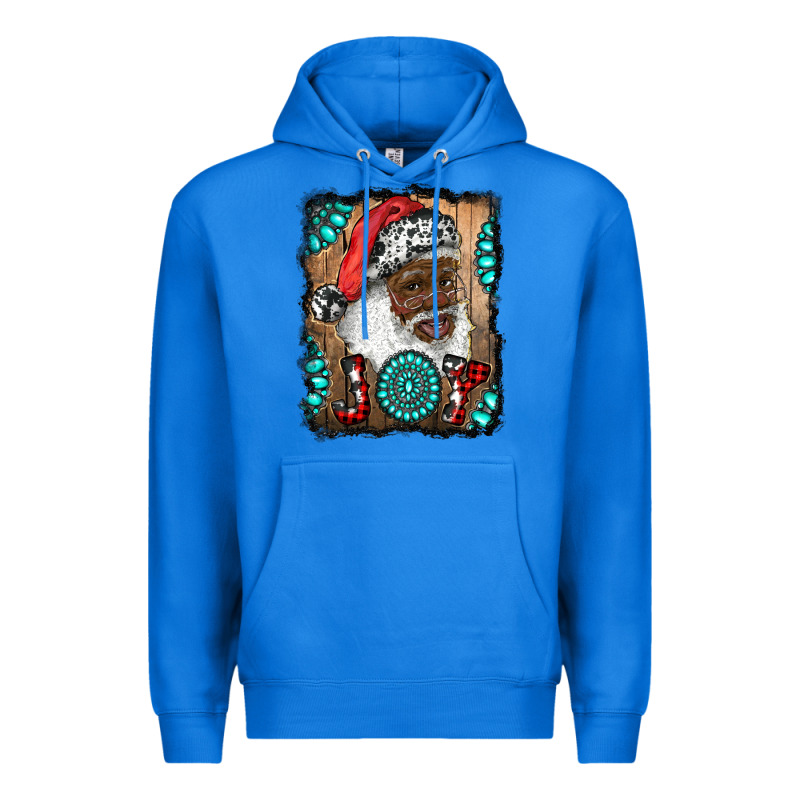 African American Santa Joy Premium Hoodie by RanaPortraitStore | Teevron
