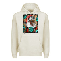 Oatmeal Heather african american santa joy Premium Hoodie - RanaPortraitStore