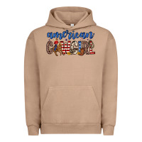 Pigment Burro american cowgirl Urban Hoodie - Zillion Design Studio