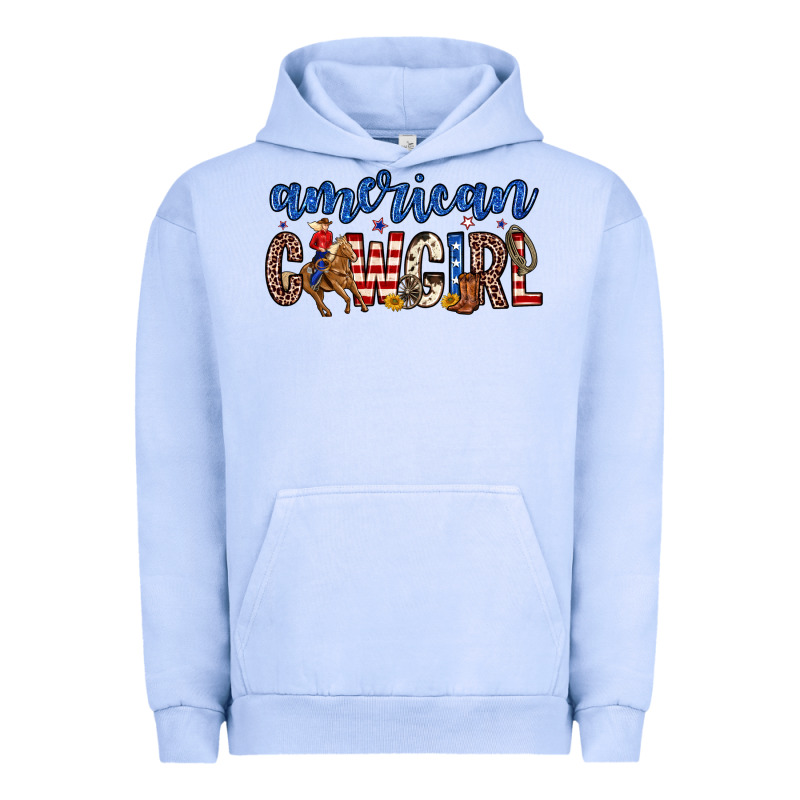 American Cowgirl Urban Hoodie by Zillion Design Studio | Teevron