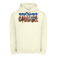 Pigment Pistachio american cowgirl Urban Hoodie - Zillion Design Studio