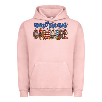 Pigment Salmon american cowgirl Urban Hoodie - Zillion Design Studio