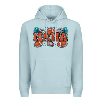 Blue Mist mama American football Premium Hoodie - Zillion Design Studio
