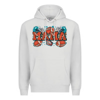 Dove Grey mama American football Premium Hoodie - Zillion Design Studio