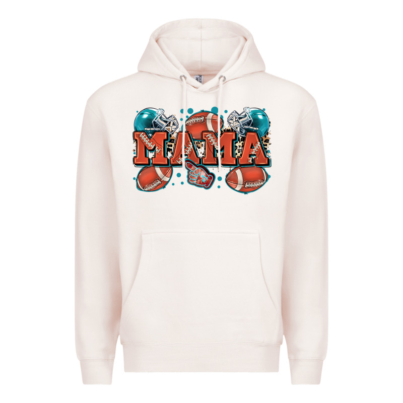 Mama American Football Premium Hoodie by Zillion Design Studio | Teevron