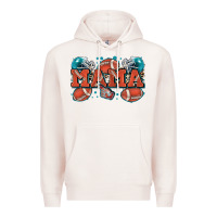 Pale Pink mama American football Premium Hoodie - Zillion Design Studio