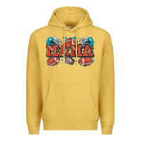 Antique Gold mama American football Premium Hoodie - Zillion Design Studio