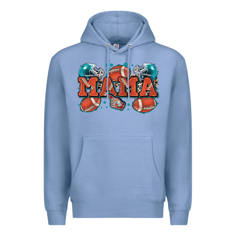 Mama American Football Premium Hoodie by Zillion Design Studio | Teevron