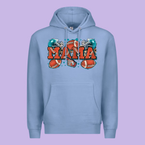 Mama American Football Premium Hoodie Designed By Zillion Design Studio