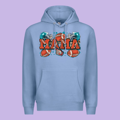 Mama American Football Premium Hoodie Designed By Zillion Design Studio