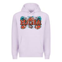 Lilac mama American football Premium Hoodie - Zillion Design Studio