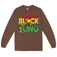 Chestnut juneteenth black king Long Sleeve Tee - BarkalooDesign