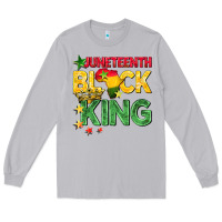 Moon Dust juneteenth black king Long Sleeve Tee - BarkalooDesign