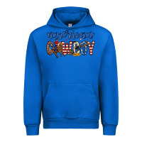 Cobalt American cowboy Urban Hoodie - Zillion Design Studio