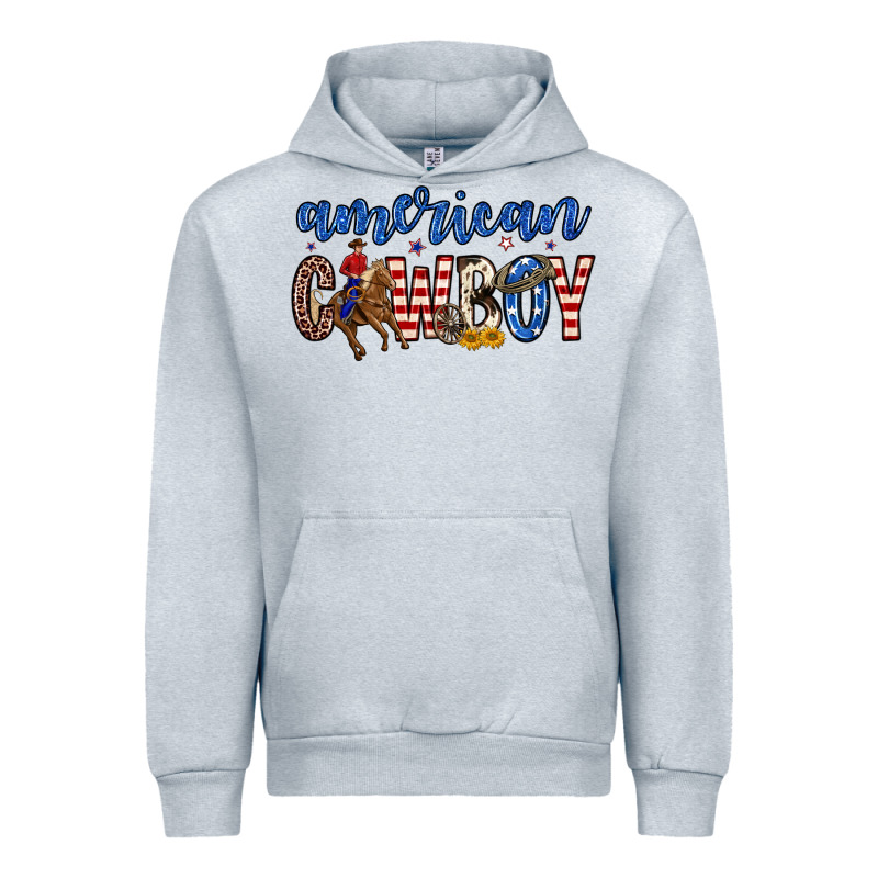 American Cowboy Urban Hoodie by Zillion Design Studio | Teevron