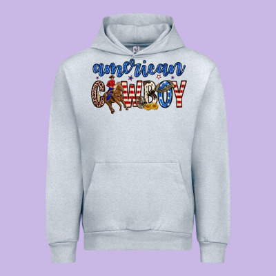 American Cowboy Urban Hoodie Designed By Zillion Design Studio