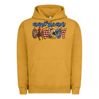 Pigment Peanut Butter American cowboy Urban Hoodie - Zillion Design Studio