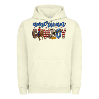 Pigment Pistachio American cowboy Urban Hoodie - Zillion Design Studio