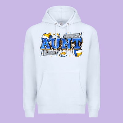 Aunt Volleyball Premium Hoodie Designed By Zillion Design Studio