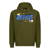 Army Green aunt volleyball Premium Hoodie - Zillion Design Studio