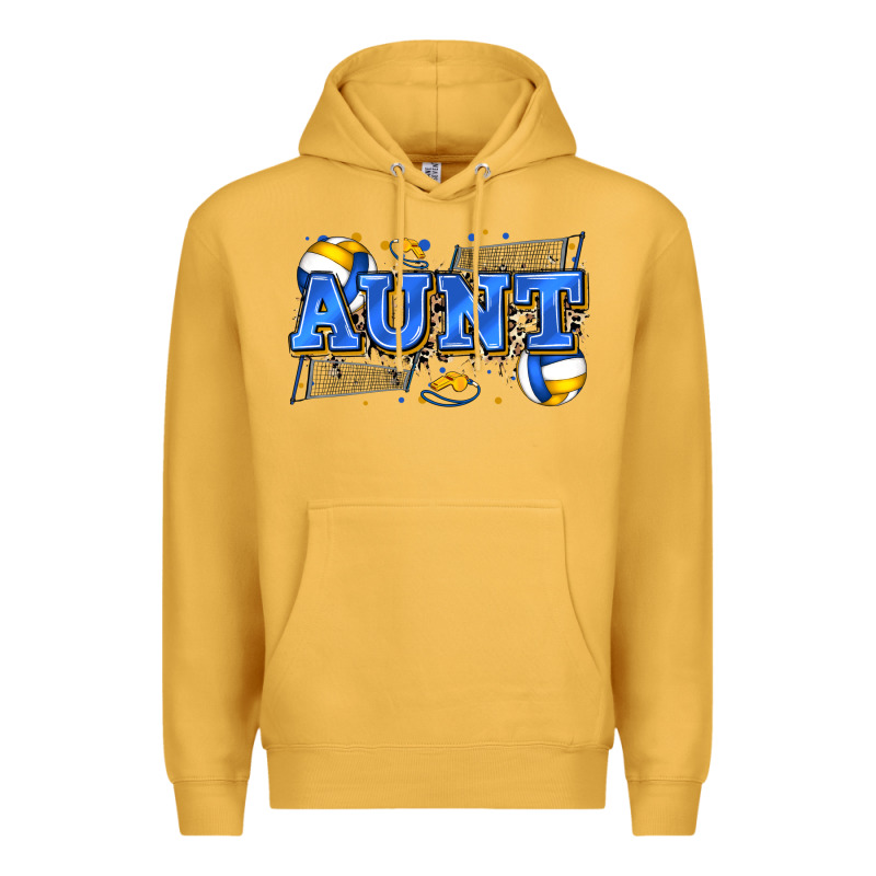 Aunt Volleyball Premium Hoodie by Zillion Design Studio | Teevron