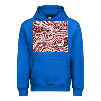 Cobalt pinky leopard and cowhide valentine's day Urban Hoodie - RanaPortraitStore