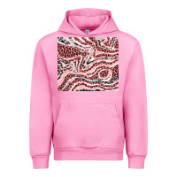 Fuchsia Pink pinky leopard and cowhide valentine's day Urban Hoodie - RanaPortraitStore