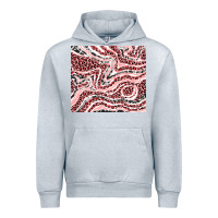 Heather Grey pinky leopard and cowhide valentine's day Urban Hoodie - RanaPortraitStore
