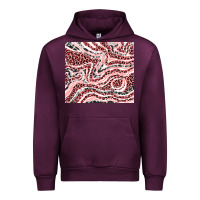 Mauve Wine pinky leopard and cowhide valentine's day Urban Hoodie - RanaPortraitStore