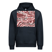 Navy pinky leopard and cowhide valentine's day Urban Hoodie - RanaPortraitStore