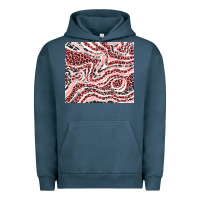 Pigment Midnight Navy pinky leopard and cowhide valentine's day Urban Hoodie - RanaPortraitStore