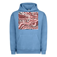 Pigment Pebble Blue pinky leopard and cowhide valentine's day Urban Hoodie - RanaPortraitStore