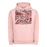 Pigment Salmon pinky leopard and cowhide valentine's day Urban Hoodie - RanaPortraitStore